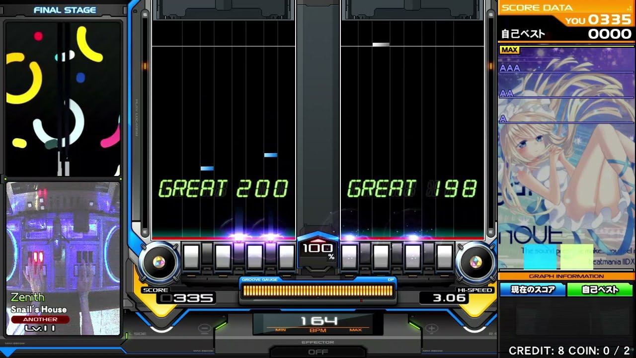 Beatmania IIDX 28 BISTROVER Zenith DPA