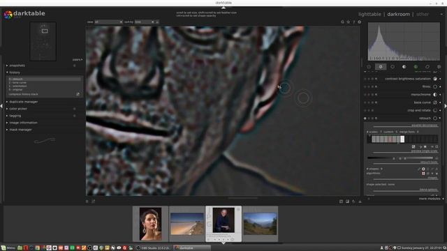 darktable ep 027 - The Retouch module смотреть онлайн