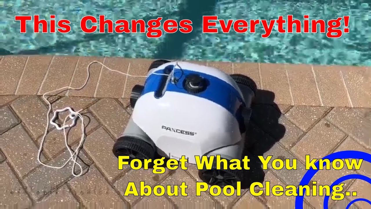 Paxcess Cordless Electronic Robot Pool Cleaner Review and Demo смотреть онлайн