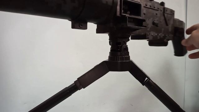 Детский Пулемёт Браунинга M1917 Browning M1917 на аккумуляторе с паром и подсветкой. смотреть онлайн