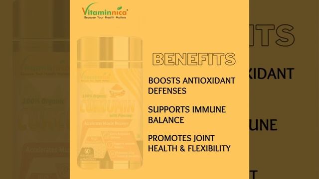 Vitaminnica Curcumin Capsules | Turmeric Curcumin Capsules | Best curcumin supplement смотреть онлайн