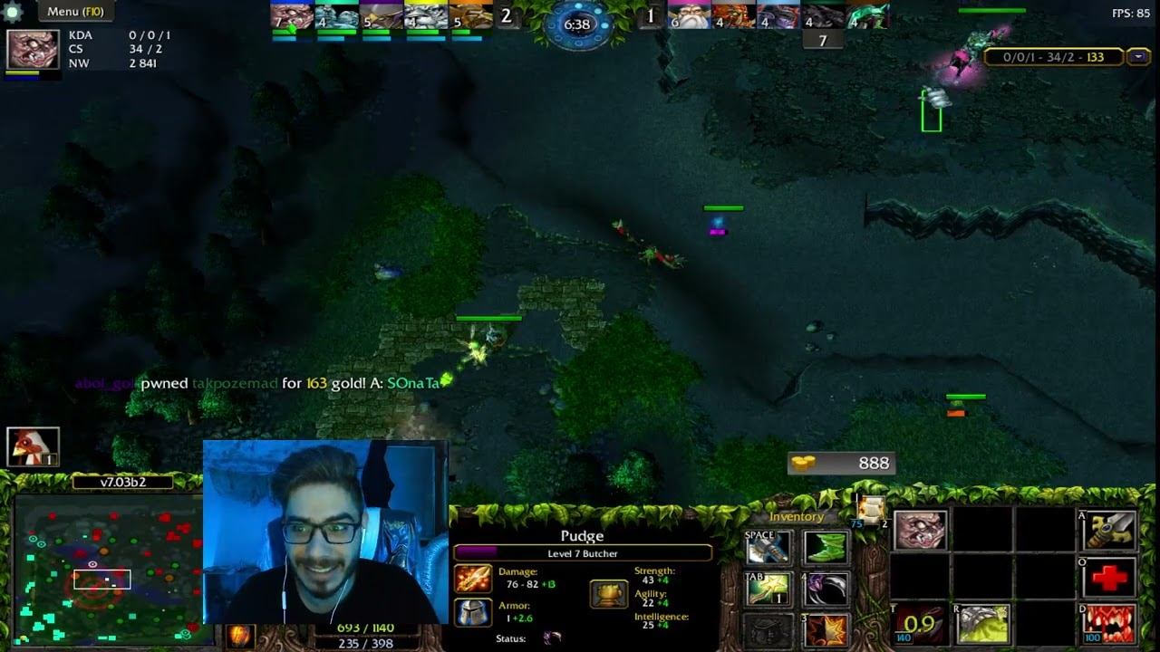 butcher dota 1 gameplay mid godlike best game and wolf hard carry best game смотреть онлайн