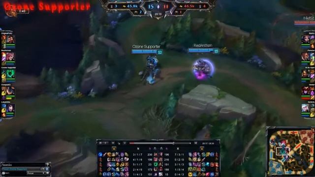 Thresh Support Challenger Thailand (Ozone Supporter) # 3 Hilights Gameplay смотреть онлайн