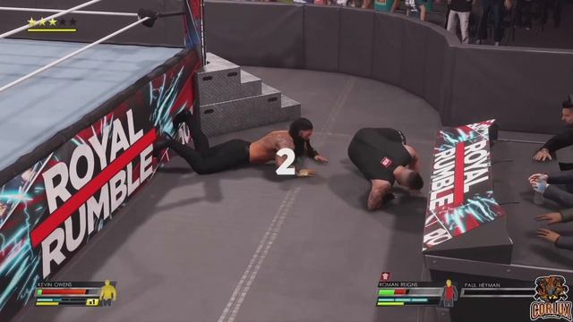 WWE2K22 - Kevin Owens Vs Roman Reigns (Royal Rumble 2023)