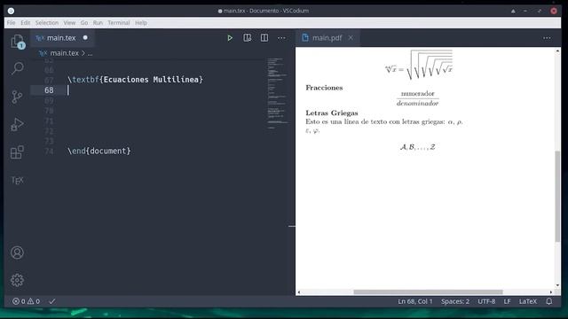 Curso de LaTeX - Parte 3 - Insertar Ecuaciones смотреть онлайн