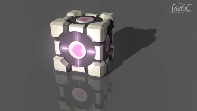 Companion Cube 3D Model - Portal 2 смотреть онлайн