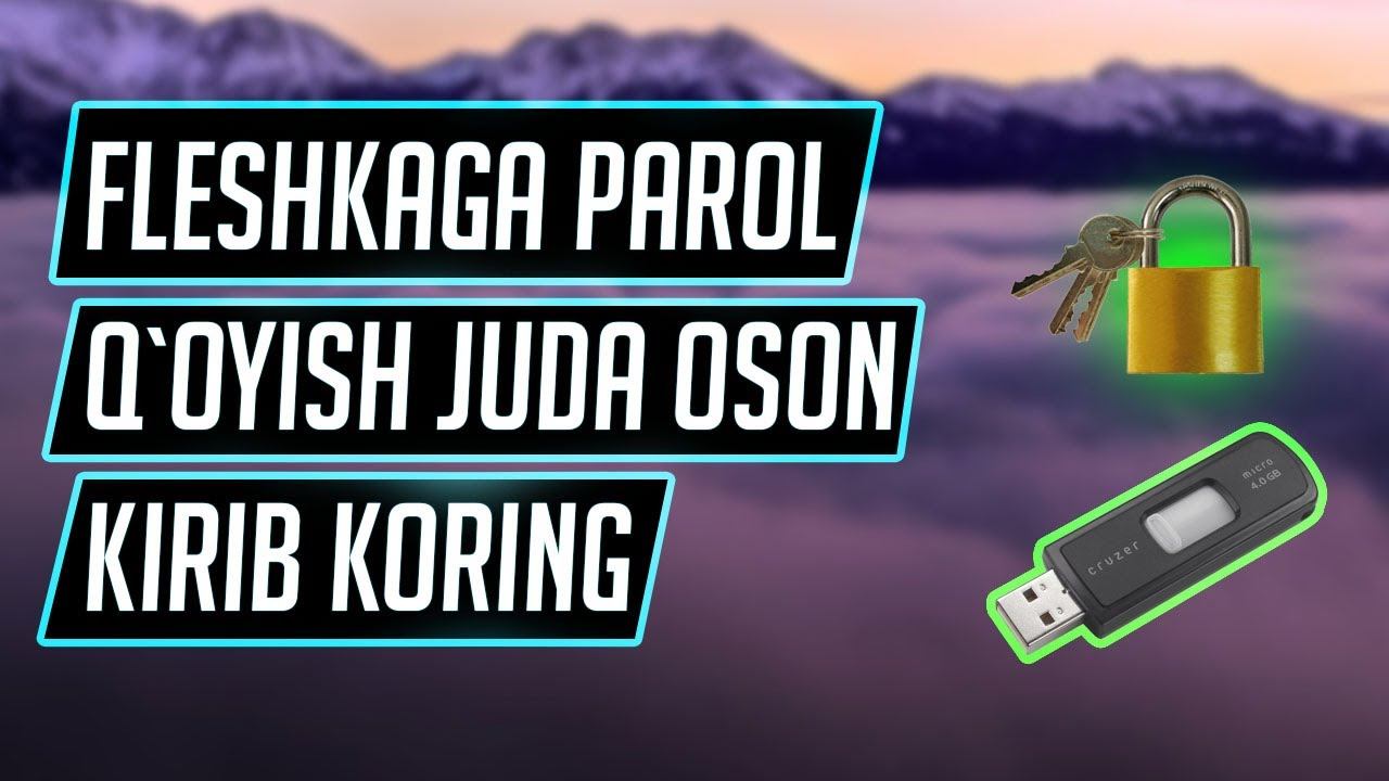 #4 || FLESHKAGA PAROL QO`YISH || FLESHKANI BEGONALARDAN PAROL ORQALI HIMOYA QILISH смотреть онлайн