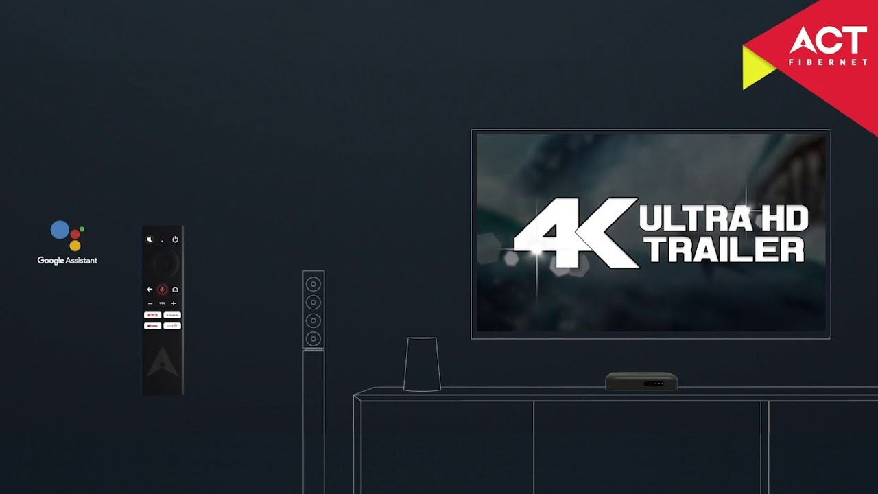 Google Assistant Enabled Stream TV | ACT Fibernet смотреть онлайн