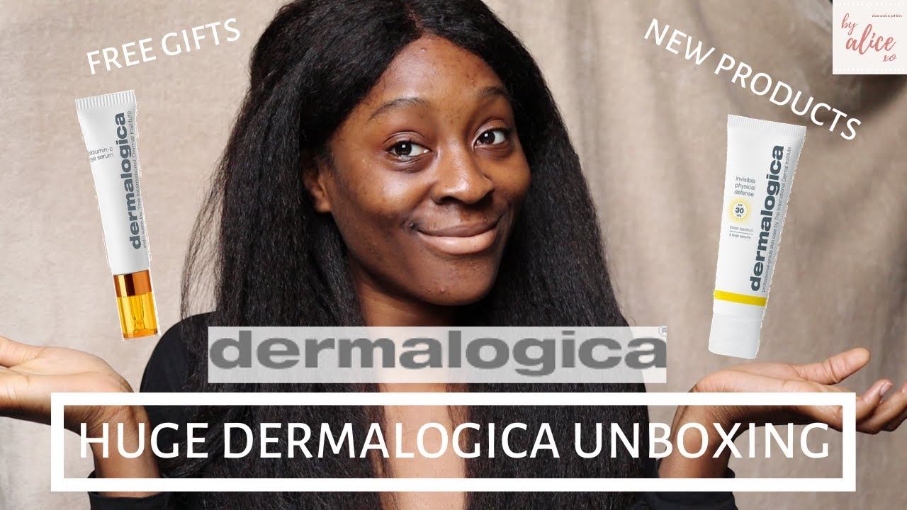 DERMALOGICA UNBOXING ft. BIOLUMIN-C EYE SERUM, INVISIBLE PHYSICAL DEFENCE SPF30 & MORE | byalicexo смотреть онлайн