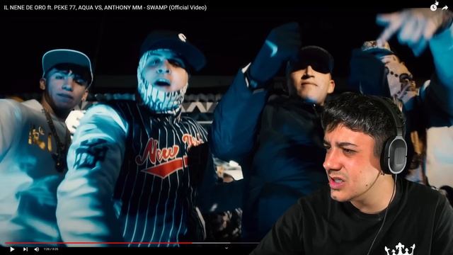 (REACCIÓN) IL NENE DE ORO ft. PEKE 77, AQUA VS, ANTHONY MM - SWAMP (Official Video) смотреть онлайн