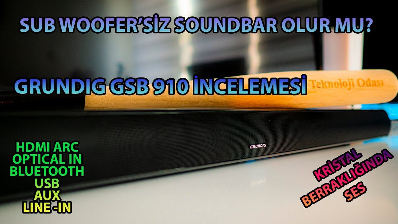 Minicik alet, deli ses! - Grundig GSB 910 Soundbar İncelemesi смотреть онлайн