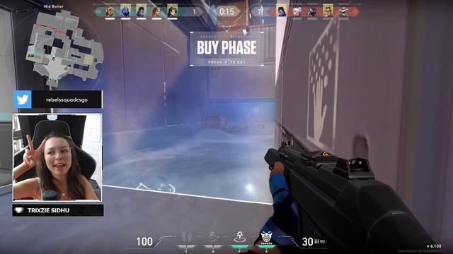 Leila Round 2 - Valorant смотреть онлайн