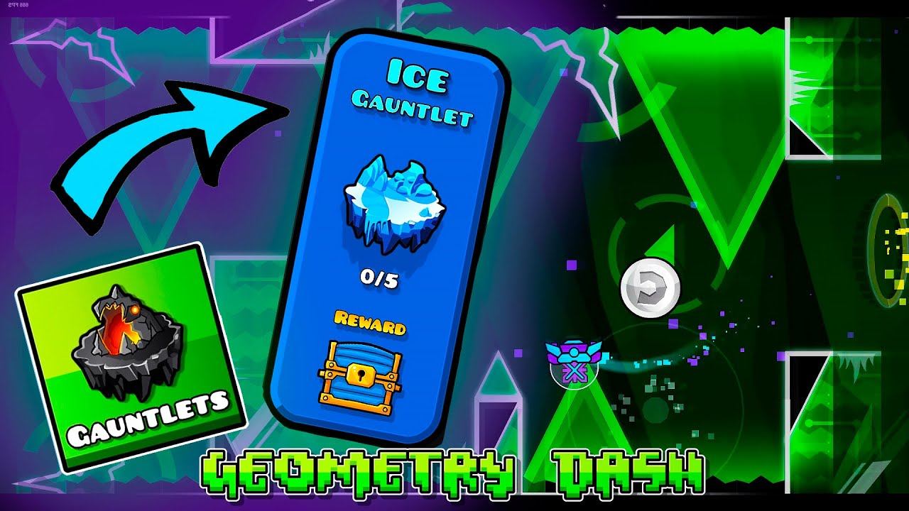 ХОЛОДНЫЙ ГАУНТЛЕТ 🥶 ► Geometry Dash 5 смотреть онлайн