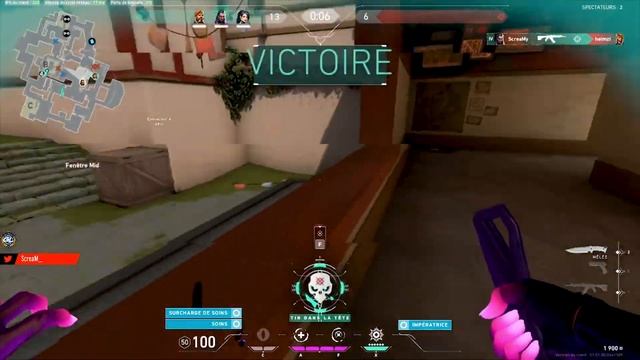 SCREAM `ONE TAP MACHINE` | VALORANT MONTAGE #HIGHLIGHTS смотреть онлайн