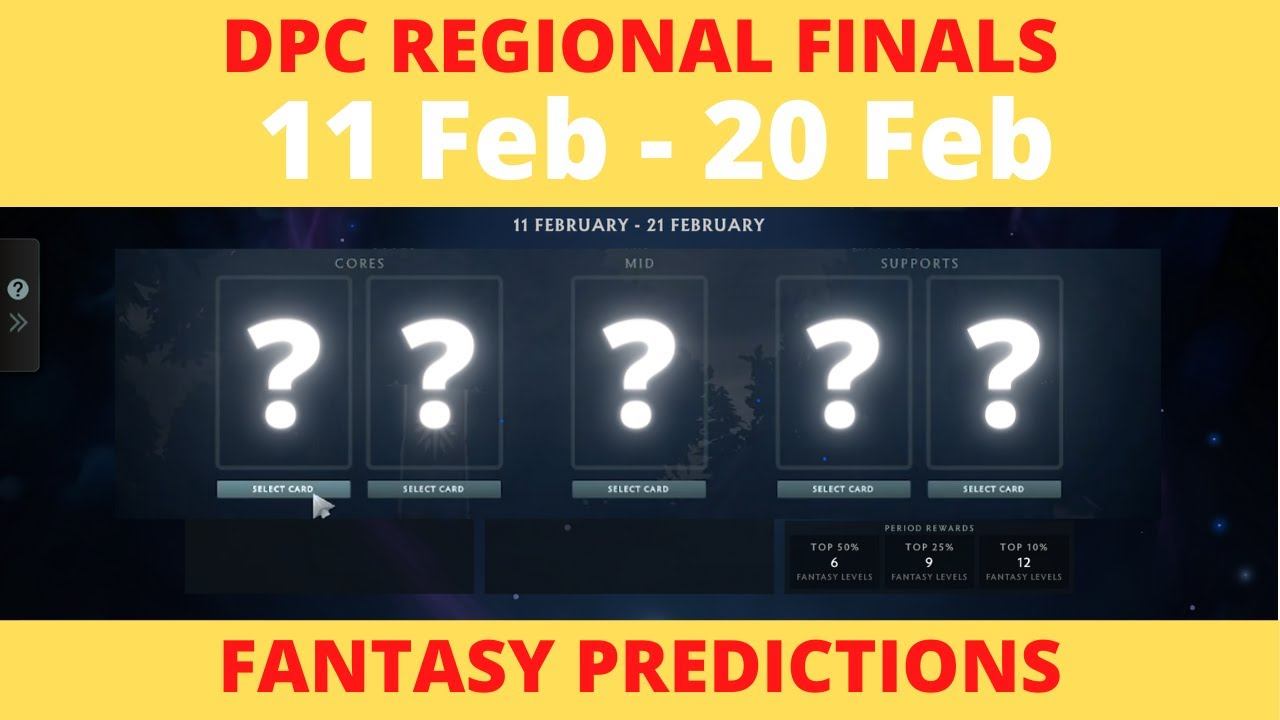 Dota 2 Winter Regional Finals Fantasy Predictions - NA, WEU & SEA - 11 Feb смотреть онлайн