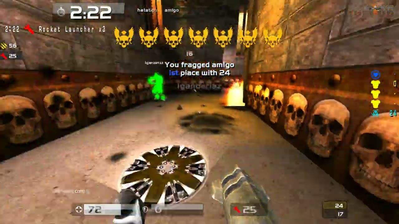Quake Live: free for all - ALmost lost Player: Hatation смотреть онлайн