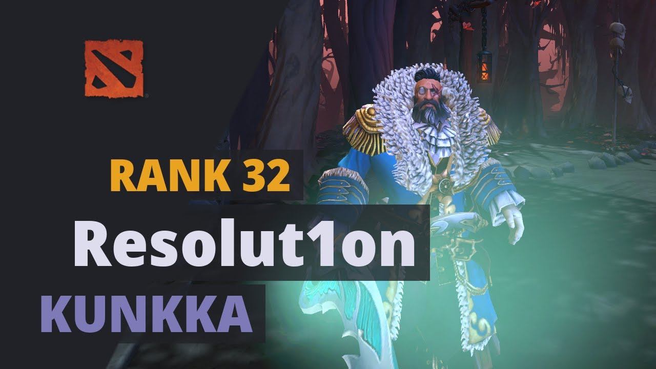 Resolut1on (Rank 32) plays Kunkka Dota 2 Full Game смотреть онлайн
