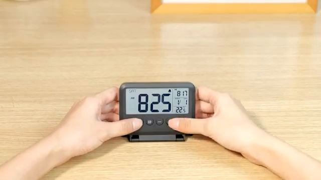 Будильник с календарем и термометром. Обзор на AliExpress смотреть онлайн