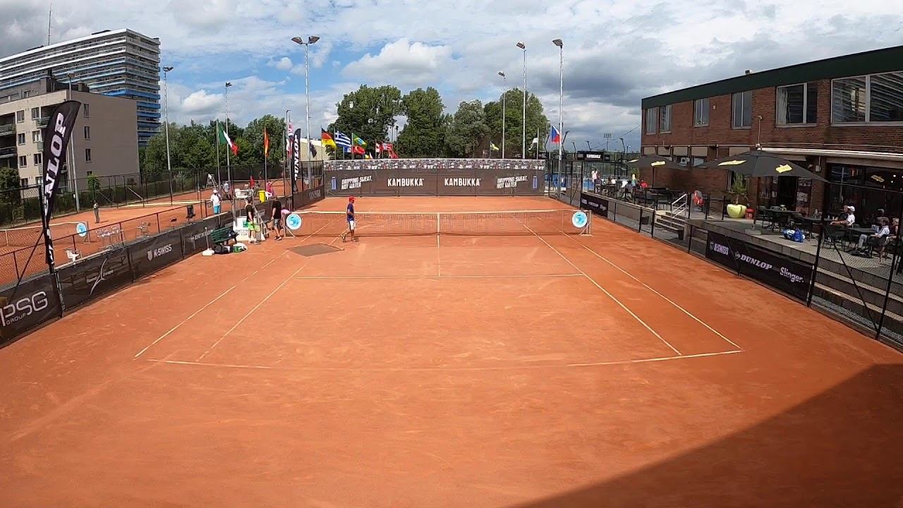 TE U14 Hasselt Practice Set Lenny Petit vs Jake Dembo Live Tennis смотреть онлайн