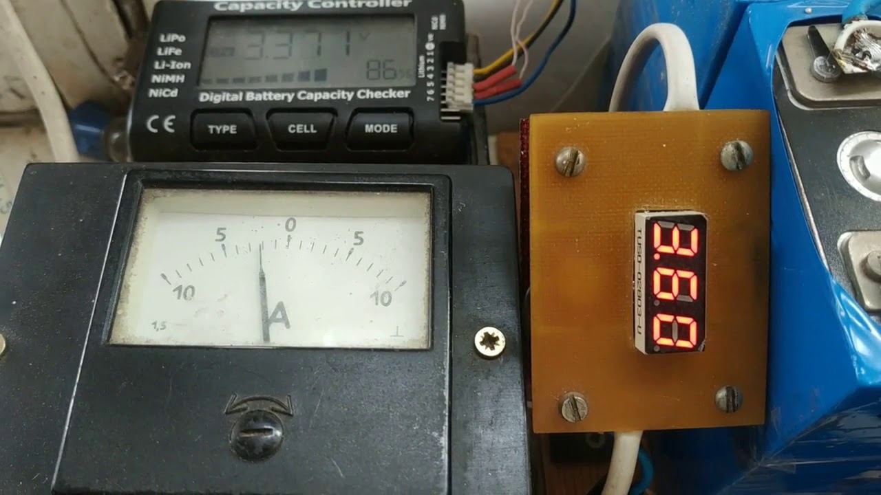 проверка BMS LIFE 4S/14,6V 20А