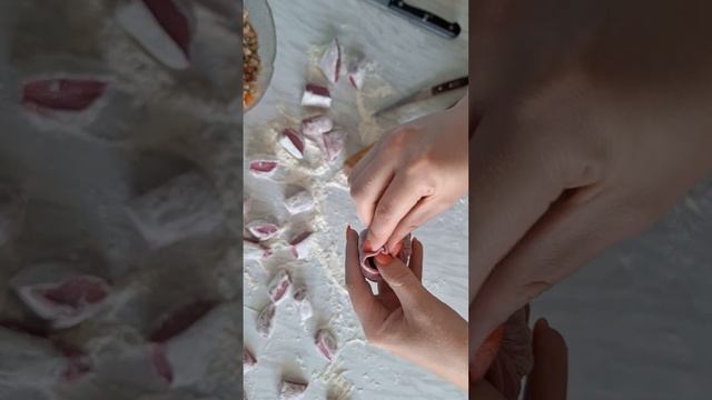 Домашние хинкали / дамплинги / пельмешки #food #готовка #рецепты смотреть онлайн