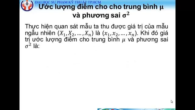 Ước Lượng Thống Kê