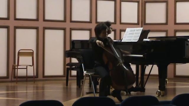 Glazunov. Elegy for cello and piano.Исп.Данила Владыко (11).ЦМШ смотреть онлайн