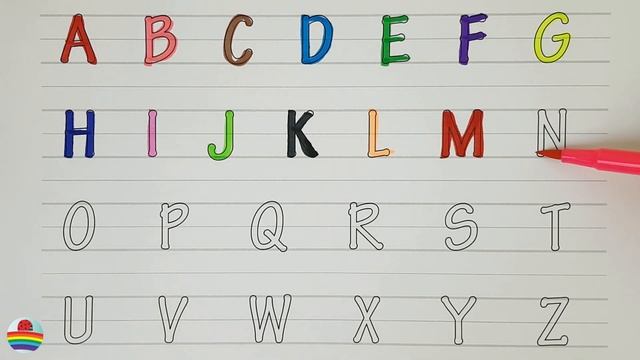 English Alphabet in Colors with Funny Illustrations смотреть онлайн