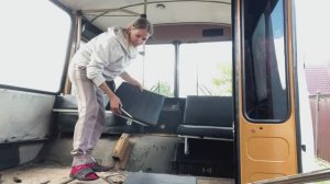 3* Убираем перегородку, полная разборка салона, помошники