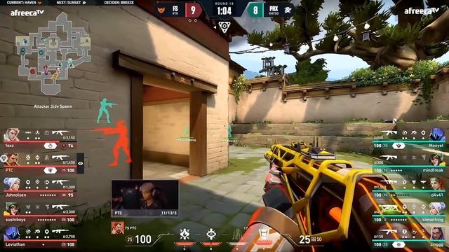 PRX VS FS ON HAVEN EPIC COMEBACK - AFREECATV VALORANT LEAGUE | VALONAAAH CLIP