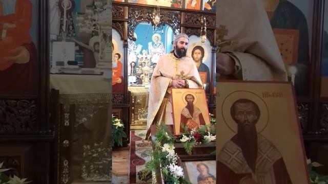 Св. свщмчк. Игнатий Богоносец, св. Йоан Кронщадски, 20.12.2018. Проповед на о. Владимир Дойчев смотреть онлайн