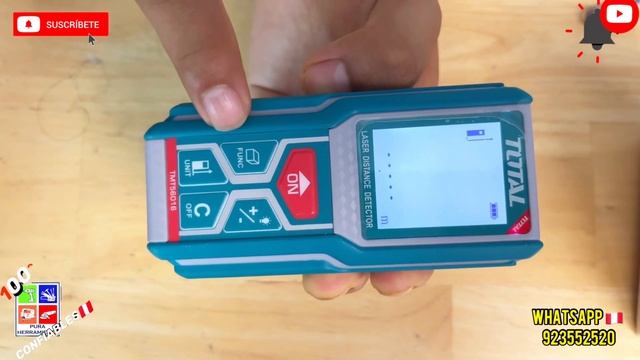 MEDIDOR LÁSER TOTAL - WINCHA láser TOTAL смотреть онлайн