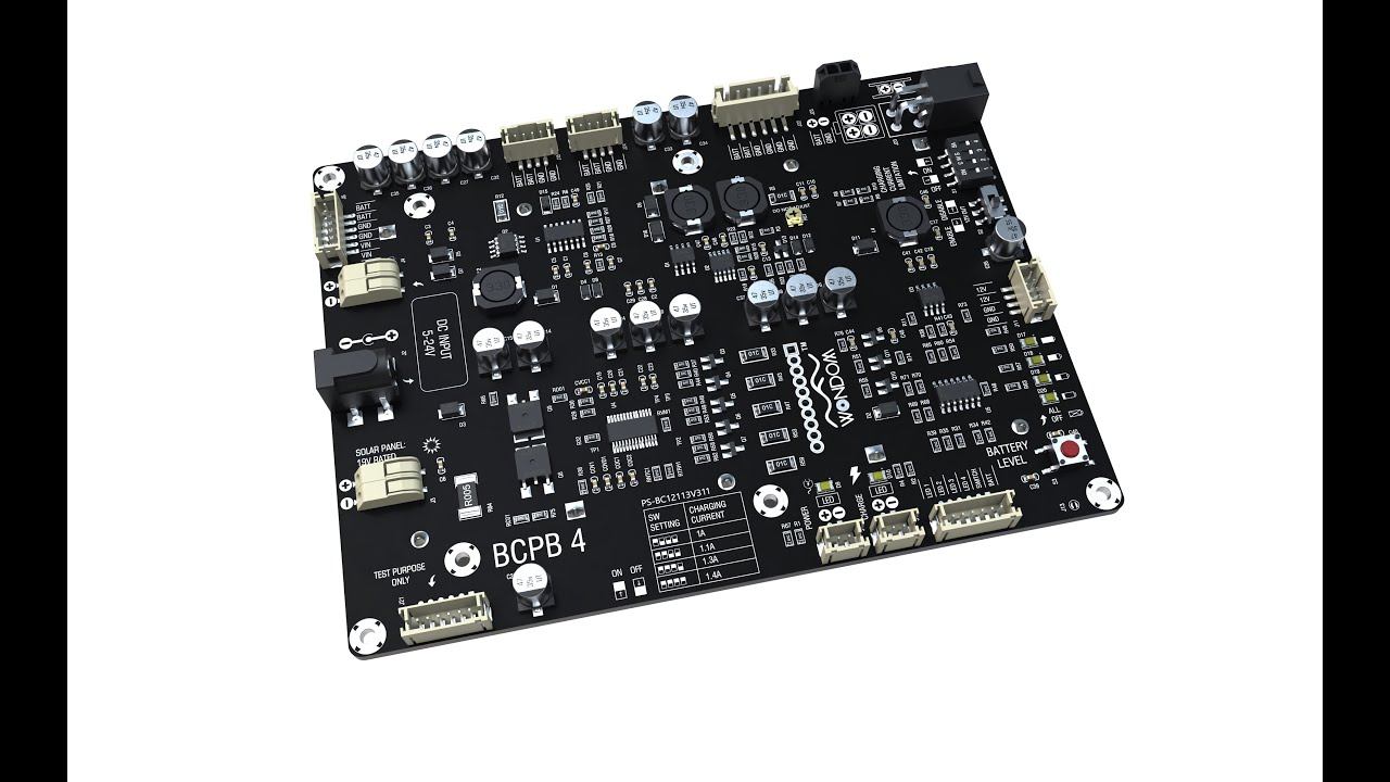 BCPB4 - 5S 26650 Lithium-Ion Battery Charging, Protection and Balancing Board with MPPT (PS-BC12113 смотреть онлайн