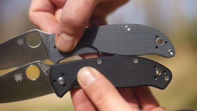 Spyderco Polestar and Tenacious Pocket Knife Comparison Review смотреть онлайн