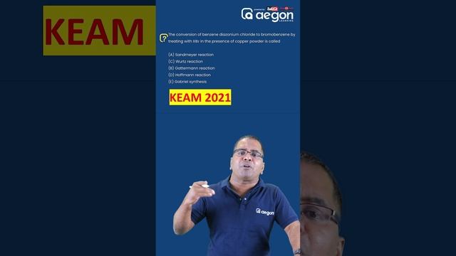 Mcq | Chemistry | Keam | Rays | Aegon |conversion Of Benzene Diazonium Chloride To Bromobenzene смотреть онлайн