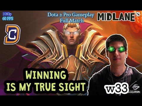Dota 2 : W33 Play Invoker - Winning is My True Sight - Full Match смотреть онлайн