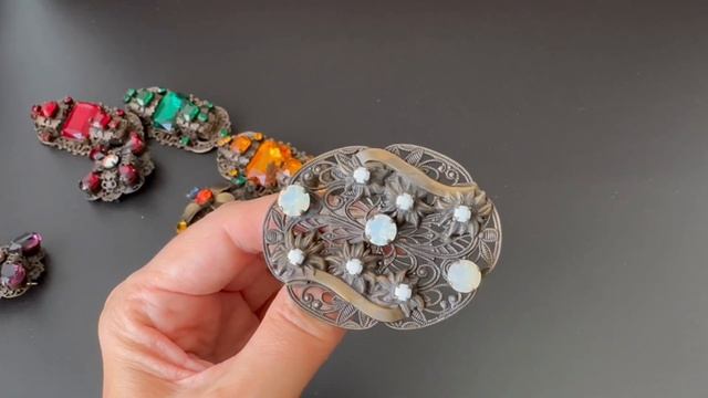 5 августа 2024 г. Винтажная Бижутерия в стиле Art Deco. .Brooches Vintage Style. Handmade.