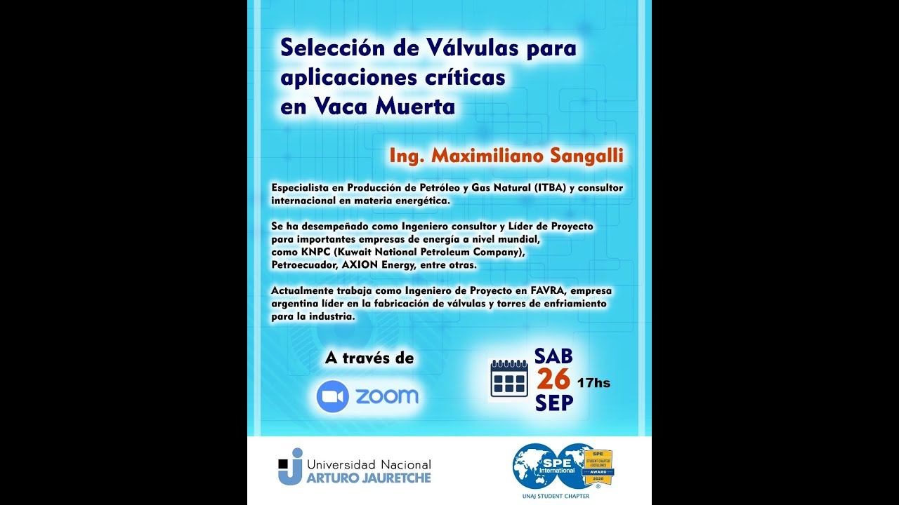 Seleccón de Válvulas para Aplicaciones Críticas en VACA MUERTA смотреть онлайн