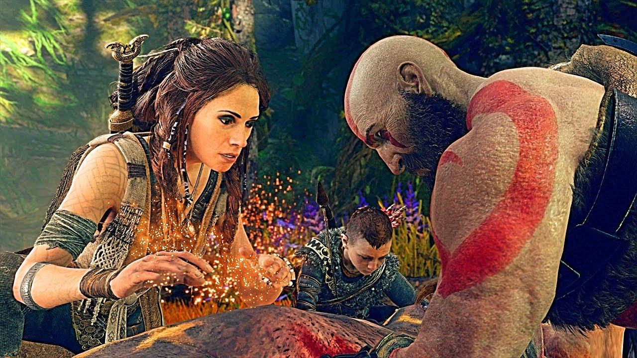 God of War 4 Kratos & Atreus Meet The Witch of the Woods смотреть онлайн