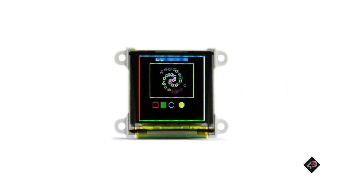 4D Systems - 1.5" micro OLED Display- uOLED-128-G2 смотреть онлайн