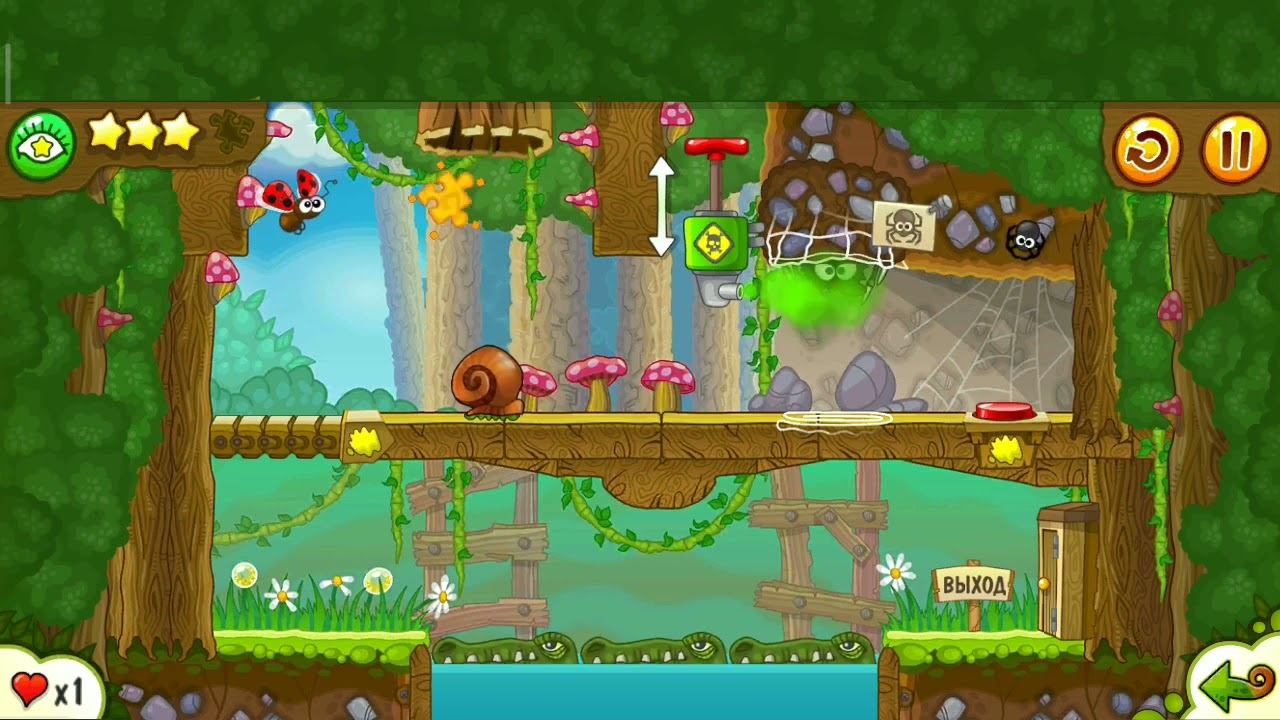 Snail Bob 2 Лесная История (уровень 23) смотреть онлайн