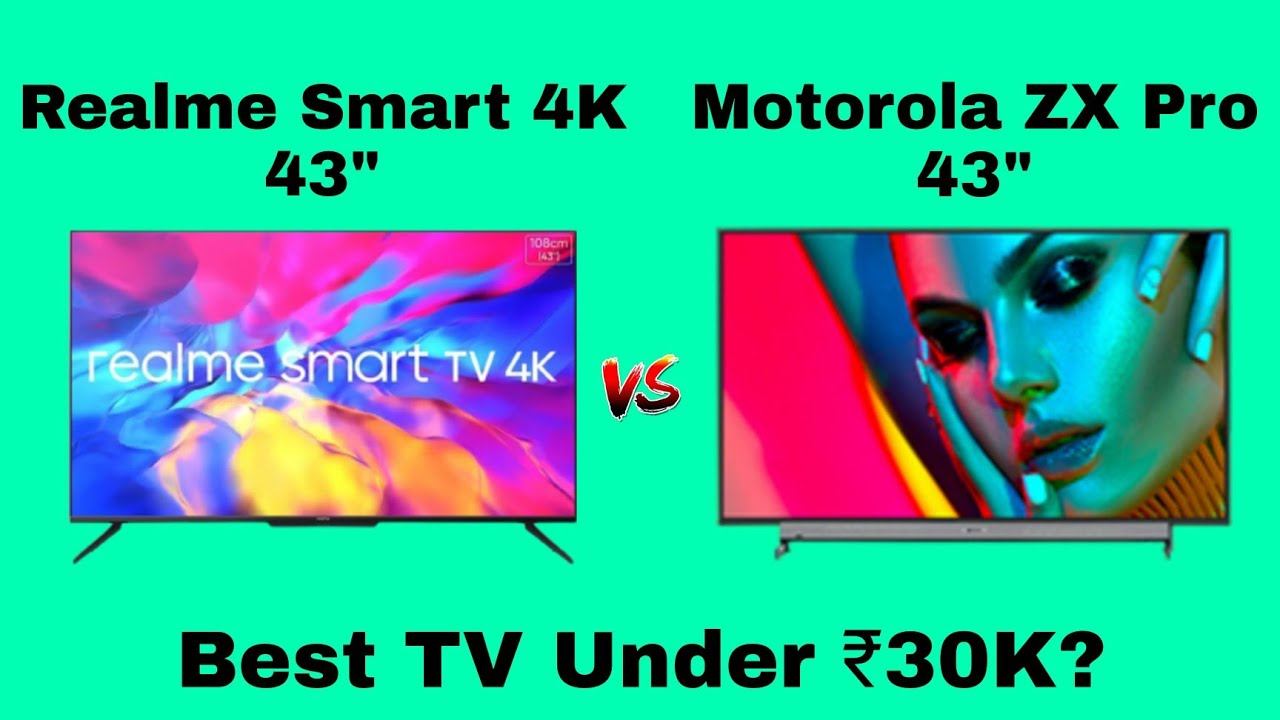 Realme Smart TV 4K (43 Inch) Vs Motorola ZX Pro (43 Inch) смотреть онлайн