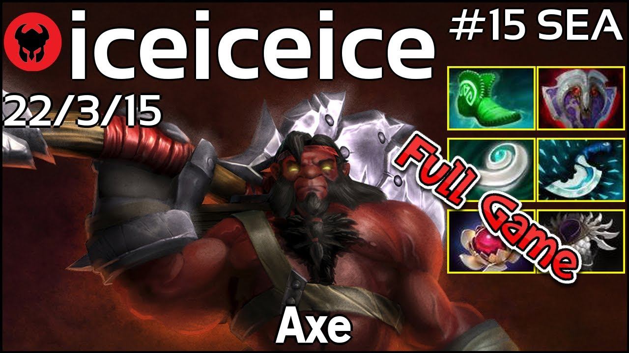 iceiceice [Fnatic] plays Axe!!! Dota 2 Full Game 7.19 смотреть онлайн