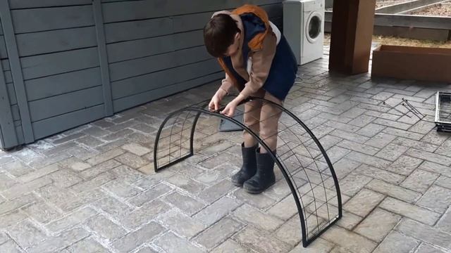 Задумала посадить девичий виноград. Обзор на арку садовую металлическую от компании Unikit смотреть онлайн