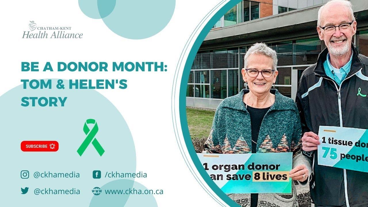 Be A Donor Month Sneak Peek: Tom and Helen’s Story смотреть онлайн