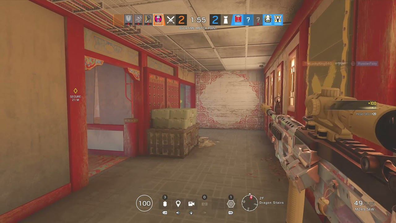 Rainbow Six Siege Gridlock 1v5 Clutch смотреть онлайн