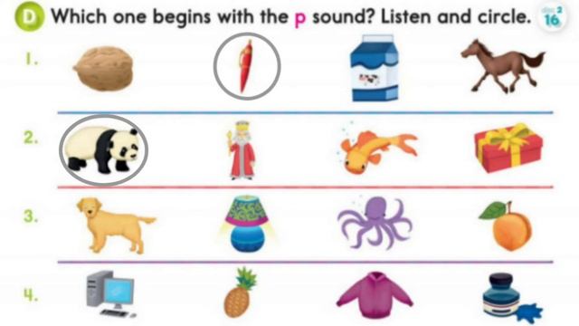 Oxford Phonics World student book level 1 - the alphabet - disc 2 - unit 6 - Letter P - pineapple смотреть онлайн
