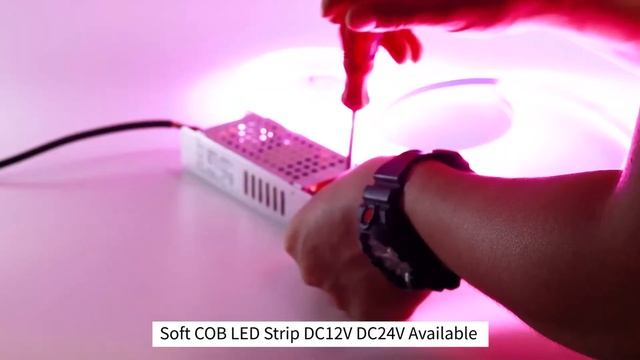 Stinytech DC12V 24V COB LED Soft Strip Light 5M Density Flexible FOB Led Lights 6 Colors Optional смотреть онлайн