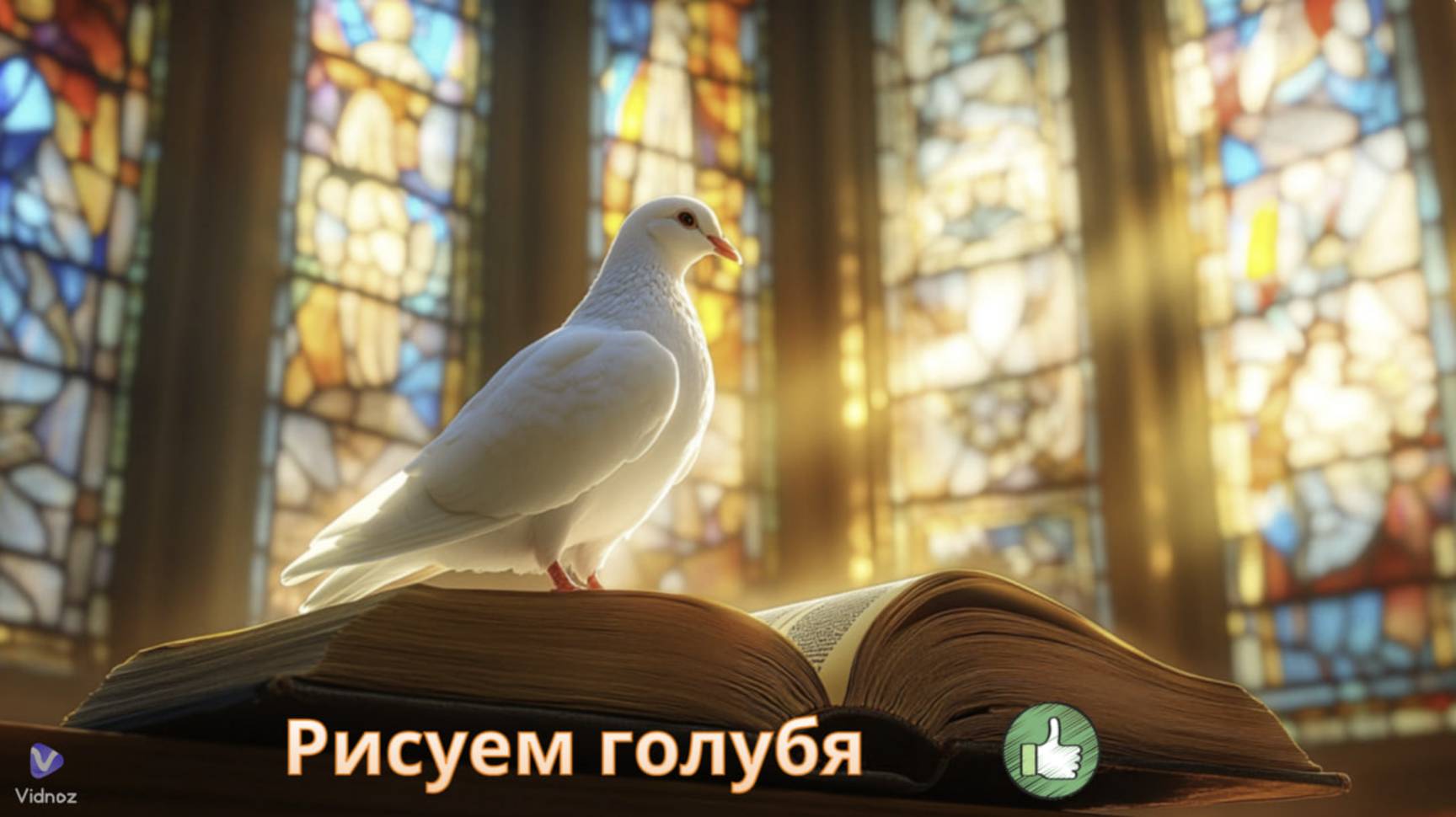 Маленькие художники: Рисуем Голубя - Детский образовательный мультфильм смотреть онлайн
