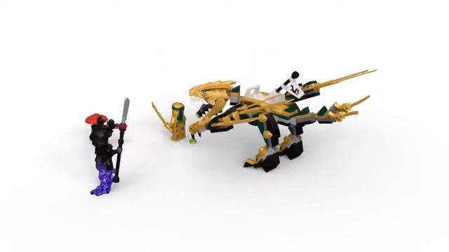 LEGO Ninjago Золотой Дракон 70666 смотреть онлайн